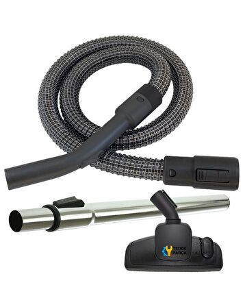 Siemens Uyumlu VSQ8SIL66A Süpürge Çelik Telli Hortumu Seti (1)