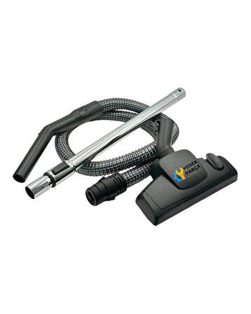 Miele Uyumlu Classic C1 Powerline Süpürge Çelik Telli Hortumu, Başlık ve Boru Seti