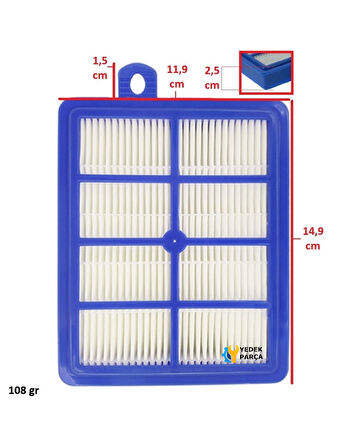 Philips Uyumlu FC 9222 Marathon Hortumu TriActive Başlık Boru Filtre Set