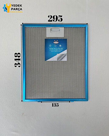 Bosch: DWA064W51B | 295x350 mm | Aspiratör & Davlumbaz Tel Yağ Filtresi | Model: 00703537 | 29,5x35 cm