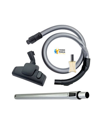 Beko Uyumlu BKS 1245 Süpürge Katlanmaz Dayanıklı Güçlü Hortumu Seti Hediyeli