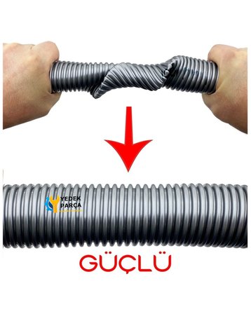 Bosch Uyumlu BSD 2822 Süpürge Katlanmaz Dayanıklı Güçlü Hortumu Seti Hediyeli