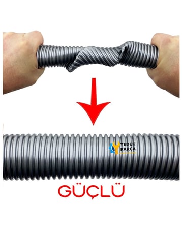 Bosch Uyumlu BGC 1UB130 Süpürge Katlanmaz Dayanıklı Güçlü Hortumu Hediyeli