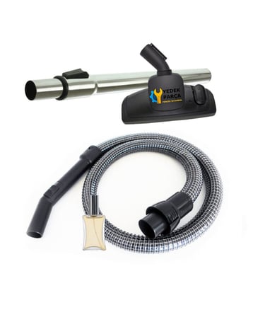 Electrolux Uyumlu Z 3330 Ultra Silencer Elektrikli Süpürge Çelik Telli Hortumu Emici Yer Başlığı Teleskopik Boru Hediyeli