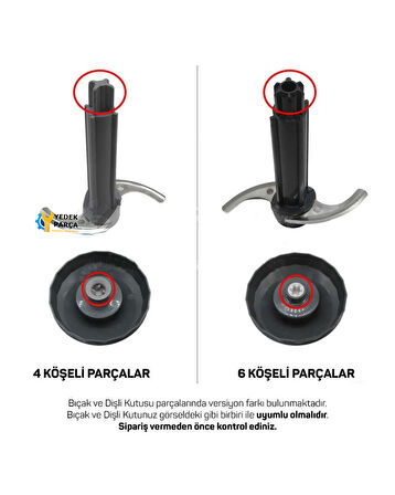 Arzum Uyumlu AR1045 PROSTICK Blender Doğrayıcı Hazne Kapağı