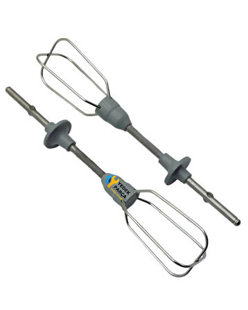 Kenwood Uyumlu HB214RD Blender Çırpma Teli 2 Adet Gri