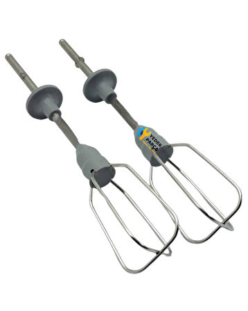 Kenwood Uyumlu HB214RD Blender Çırpma Teli 2 Adet Gri