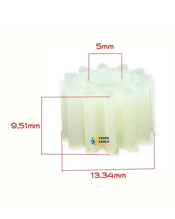 Arnica Uyumlu Quick Mix 106C Blender Hazne Kapağı Mil Dişlisi