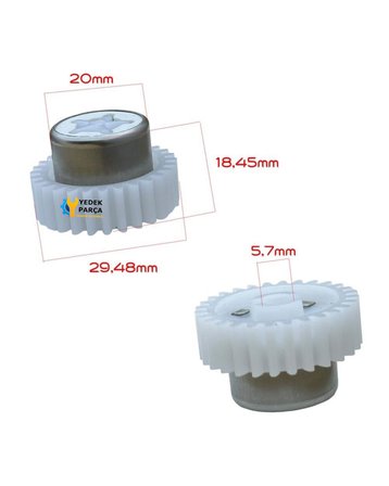 Aura Uyumlu Magic 1000 Type 106 Rondo Bıçak Dişlisi (DEMİRLİ)