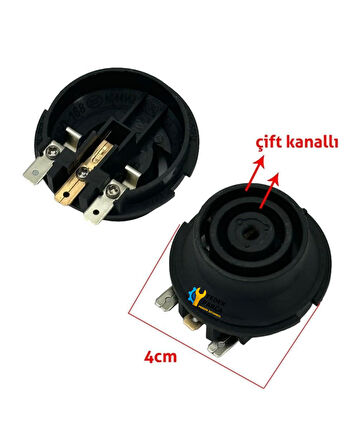 Sinbo Uyumlu STM-5843 Çay Makinasi Taban Termostatı ve Konnektörü (Set Olarak Uyumludur)