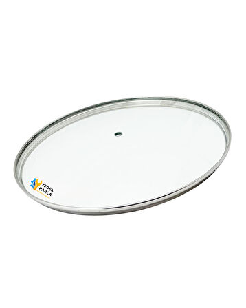 Tencere Sahan Tava Cam Kapağı Kapak 20 cm TUTMA TEPESİZ