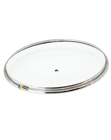 Tencere Sahan Tava Cam Kapağı Kapak 20 cm TUTMA TEPESİZ