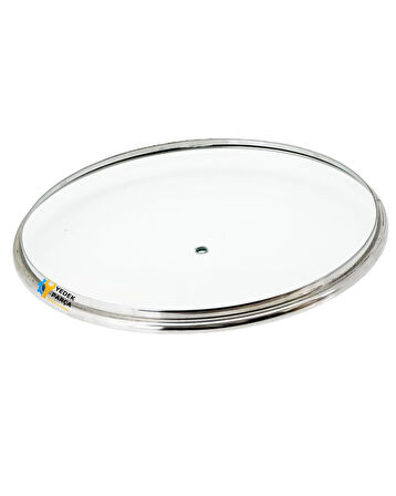 Tencere Sahan Tava Cam Kapağı Kapak 36 cm TUTMA TEPESİZ