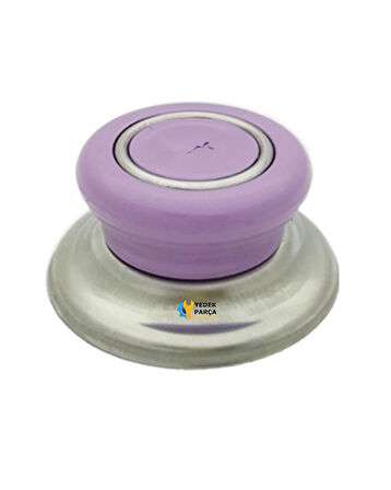 Tencere Kapak Tepesi Tava Sahan Kapağı Kulbu 1 Adet Lila