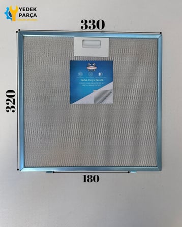 Neff: D99T6N0GB | 330x320 mm | Aspiratör & Davlumbaz Tel Yağ Filtresi | Model: 00362381 | 33x32 cm