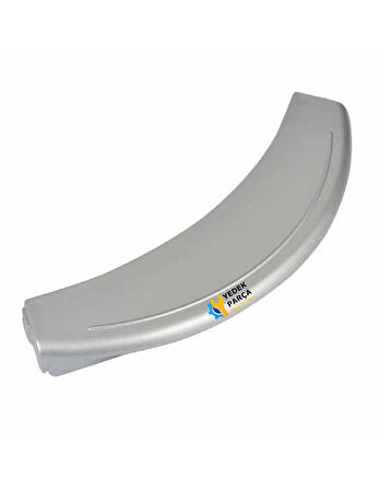 Bosch Uyumlu WAE28424 Çamaşır Makinesi Yarım Ay Kapak Mandal Tutamağı GRİ