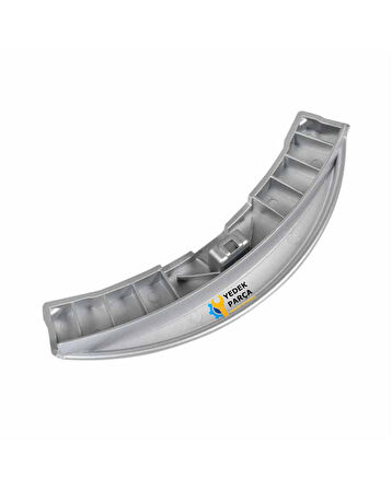 Bosch Uyumlu WAE28424 Çamaşır Makinesi Yarım Ay Kapak Mandal Tutamağı GRİ