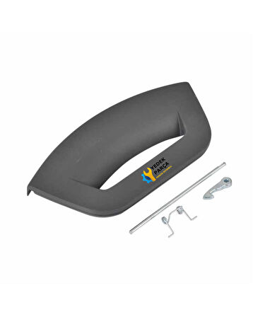 Ariston Hotpoint Uyumlu indesit WMG 963BFR Çamaşır Makinesi Kapak Mandal Tutamağı FÜME