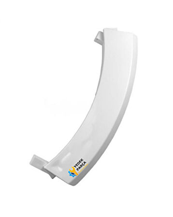 Bosch Uyumlu Logixx Çamaşır Makinesi Logix Kapak Mandal Tutamağı BEYAZ