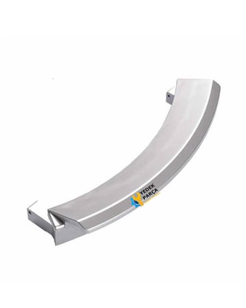 Bosch Uyumlu WAS28442 Çamaşır Makinesi Logix Kapak Mandal Tutamağı GRİ