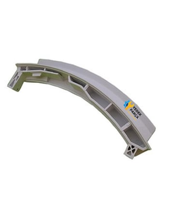 Bosch Uyumlu WAS28442 Çamaşır Makinesi Logix Kapak Mandal Tutamağı GRİ