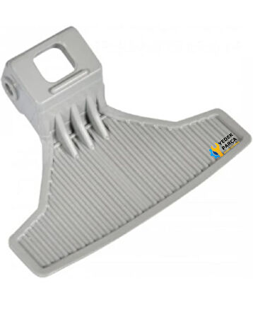 Beko Uyumlu D36081E Çamaşır Makinesi Kapak Mandalı Tutamak Tip 2 GRİ