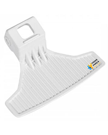 Beko Uyumlu D2 5101 B Çamaşır Makinesi Kapak Mandalı Tutamak Tip 2 BEYAZ