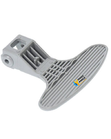 Beko Uyumlu WMB81243PLPTLM Çamaşır Makinesi Kapak Mandalı Tutamak TİP 1 GRİ