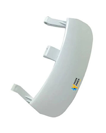 Vestel Uyumlu Çamaşır Makinesi Kapak Açma Mandalı Tutamak BEYAZ