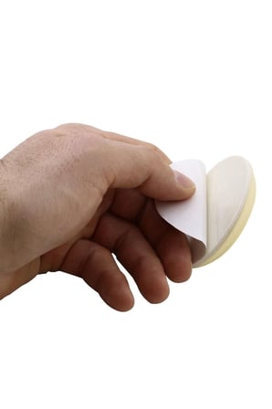 (6 ADET) Yapışkanlı Kapı Kolu Stoperi (BEYAZ) Tamponu Duvar Arkası Stopu Durdurucu Tutucu Tutacağı
