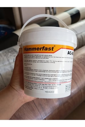 3 adet Muşamba Yapıştırıcısı 1kg Pvc ZEMİN yapıştırıcı