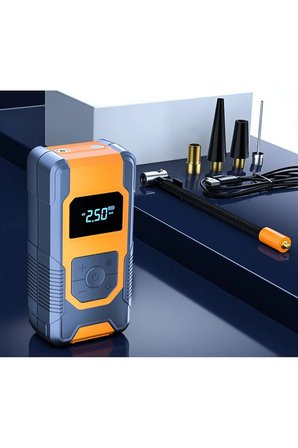 OTO ARAÇ LASTİK ŞİŞİRME POMPASI EKRANLI 160PSİ HAVA KOMPRESÖRÜ BİSİKLET MOTORSİKLET TOP ŞİŞİRME