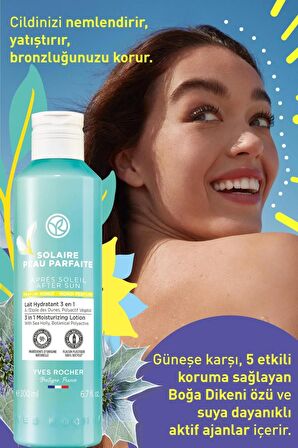 YVES ROCHER 3ü 1 arada Güneş Sonrası Nemlendirici Süt - 200 ml