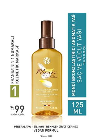 YVES ROCHER Monoi Bronzlaştırıcı Aromatik Yağ - 125 Ml