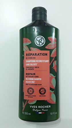 YVES ROCHER Yıpranmış Saçlar İçin (Reparation) Onarıcı Prebiyotik Şampuan - Sülfatsız & Tuzsuz & Vegan-300 ml