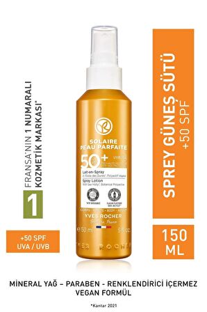 YVES ROCHER Spf 50 Güneş Koruyucu Vücut Spreyi/solaire Peau Parfaite-150 ml