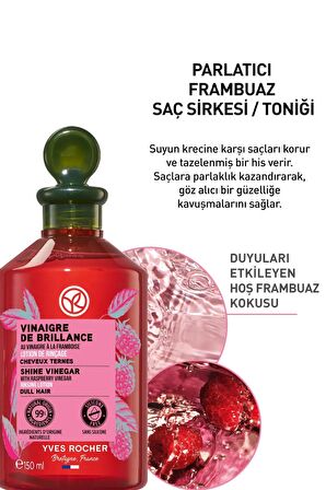 YVES ROCHER Parlatıcı (Brillance) Frambuaz Saç Sirkesi/Toniği - Vegan-150 ml