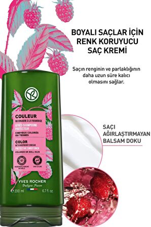 YVES ROCHER Boyalı Saçlar Için (couleur) Renk Koruyucu Saç Kremi - Vegan-200 Ml