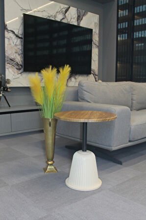 Milano Yan Sehpa Ceviz Mdf - Yan Sehpa