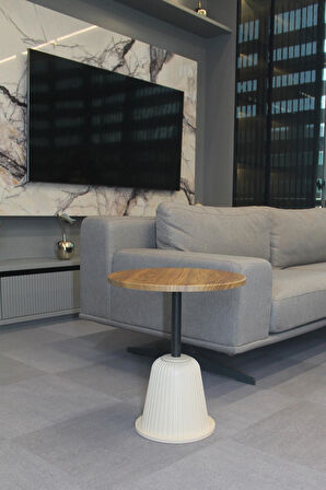 Milano Yan Sehpa Ceviz Mdf - Yan Sehpa