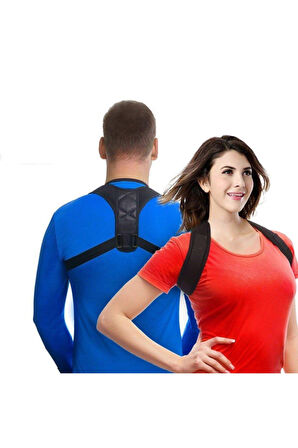 Medikal Deri Desenli Korse Ortopedik Dik Duruş Korsesi Kamburluk Korsesi