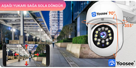 5MP Wifi IP kameralar açık 1080P gözetim PTZ kamera güvenlik koruma CCTV otomatik izleme gece görüş İki yönlü ses