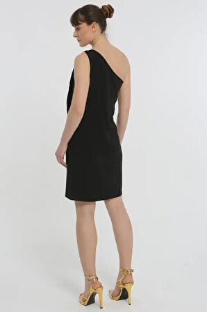 Tek Omuz Kadın Elbise