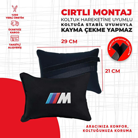 M Logolu Yastık Seti