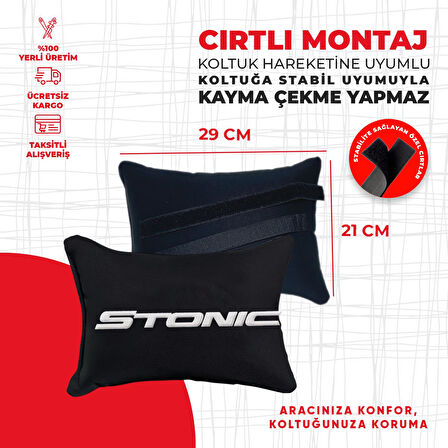 Kia Stonic Nakışlı Yastık Seti