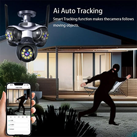 TÜRKİYEDE İLK 5 KAMERALI WİFİ KAMERA YOOSEE YS-5K