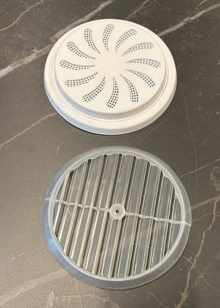 Yağmur Plastik Karavan Mutfak Banyo Menfezi 150 mm Alan - 18 cm Çap Havalandırma Fan Menfez Hızlı Kolay Montaj