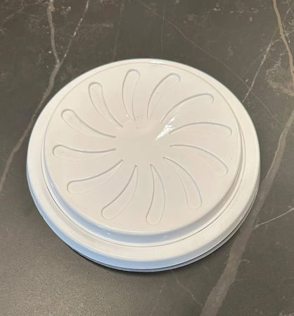 Yağmur Plastik Karavan Mutfak Banyo Menfezi 150 mm Alan - 18 cm Çap Havalandırma Fan Menfez Hızlı Kolay Montaj