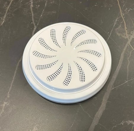 Yağmur Plastik Karavan Mutfak Banyo Menfezi 150 mm Alan - 18 cm Çap Havalandırma Fan Menfez Hızlı Kolay Montaj