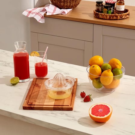 Kristal Portakal Sıkacağı Kaymaz Narenciye Limon Sıkacağı
